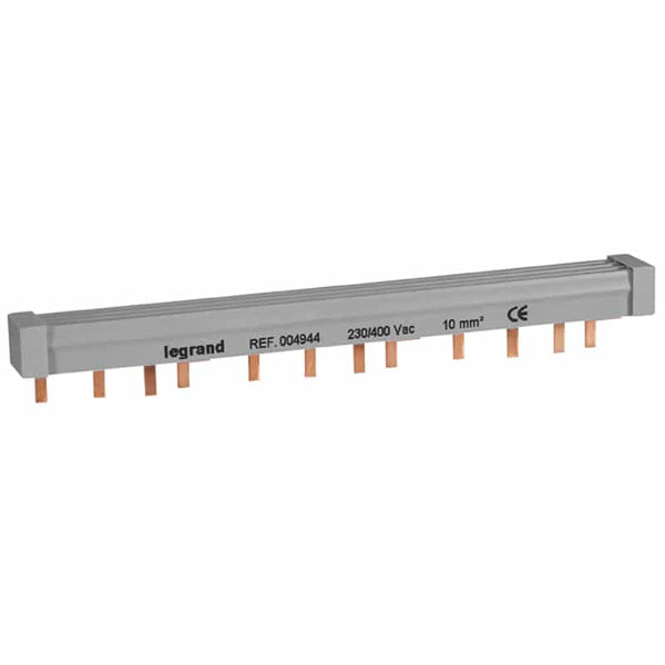 Legrand - Verbindingsrail met tanden 4p 12 modules - 10mm² - 404944-E⚡shock