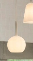 LUMINELLO - Hanglamp Clara Vetro Giro pure white E14 - SA30102PW-E⚡shock