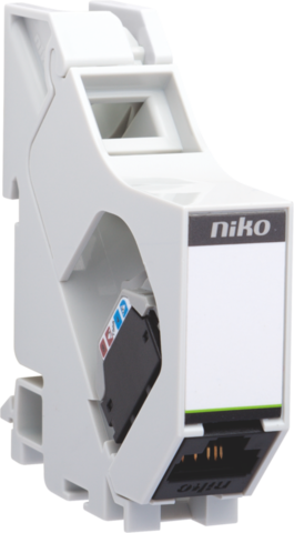 Niko - Outlet Rj11 Utp Din - 650-11113-E⚡shock