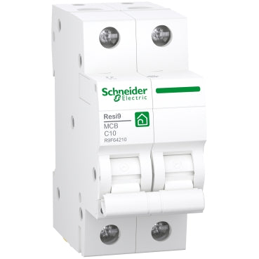 SCHNEIDER - Automaa R9 AUT 2P 10A C 400V 3000A - R9F64210-E⚡shock