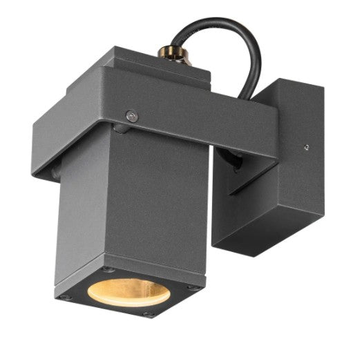 SLV LIGHTING - THEO BRACKET CW, outdoor wand- en plafondopbouwarmatuur QPAR51 antraciet - 1004653-E⚡shock