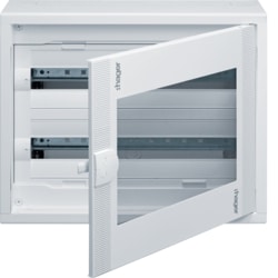 Hager - Vega D - 2R. 48 M. - doorzichtige deur - FD22CN-E⚡shock