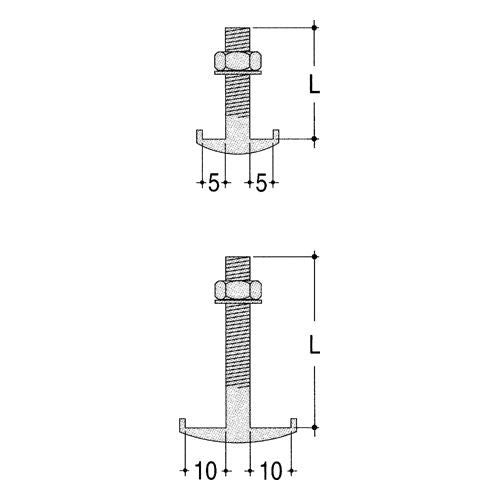 vynckier - HAAKBOUT CU 5 L=60MM - 858008-E⚡shock